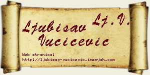 Ljubisav Vučićević vizit kartica
